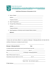 State of Rhode Island Application for Multipurpose Vessel License - Rhode Island, Page 6