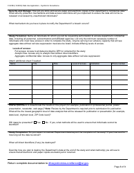 Form F-02384 Syndromic Surveillance Data Use Application - Wisconsin, Page 3