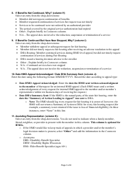 Instructions for Form F-03112 HMO Quarterly Appeals Log - Wisconsin, Page 3