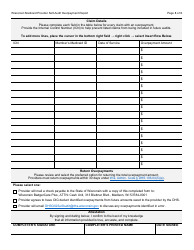 Form F-03263 Wisconsin Medicaid Provider Self-audit Overpayment Report - Wisconsin, Page 3