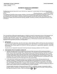 Document preview: Form F-00811 Business Associate Agreement - No Contract - Wisconsin
