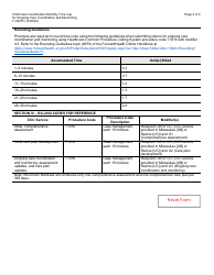Form F-03257 Child Care Coordination Monthly Time Log for Ongoing Care Coordination and Monitoring - Wisconsin, Page 4