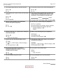 Form F-01118 Child Care Coordination Family Questionnaire - Wisconsin, Page 5