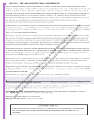 Formulario JD-VS-8EIS Danos Emocionales - Solicitud - Connecticut (Spanish), Page 4