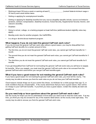 Form CF886 CalFresh Notice of Work Rules - California, Page 2