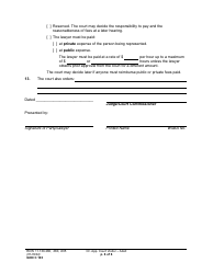 Form GDN C103 Order Appointing Court Visitor - Adult - Washington, Page 6