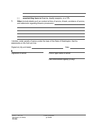 Form PO004 Proof of Service - Washington, Page 4