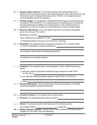 Form PO040 Protection Order - Washington, Page 7