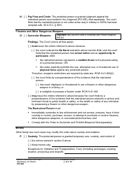 Form PO040 Protection Order - Washington, Page 8