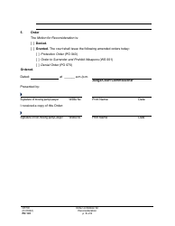 Form PO101 Order on Motion for Reconsideration - Washington, Page 3