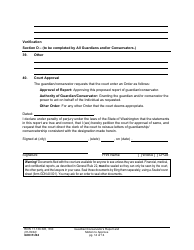 Form GDN R204 Guardian/Conservator&#039;s Report and Motion to Approve - Washington, Page 14