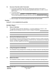 Form GDN R204 Guardian/Conservator&#039;s Report and Motion to Approve - Washington, Page 5