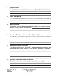 Form GDN R204 Guardian/Conservator&#039;s Report and Motion to Approve - Washington, Page 6