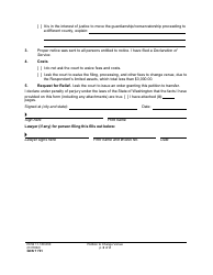 Form GDN T701 Petition to Change Venue - Washington, Page 2