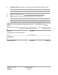 Form GDN R207 Notice of Substantial Change in Circumstances - Washington, Page 2