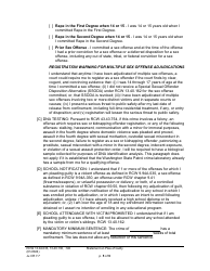 Form JuCR7.7 Statement on Plea of Guilty (Stjopg) - Washington, Page 5