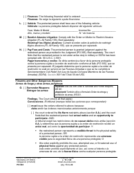 Form PO040 Protection Order - Washington (English/Spanish), Page 13