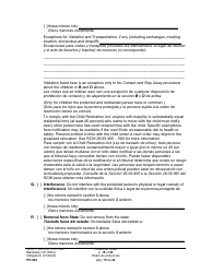 Form PO040 Protection Order - Washington (English/Spanish), Page 15