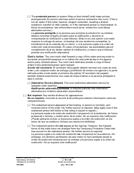 Form PO040 Protection Order - Washington (English/Spanish), Page 19