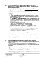 Form PO040 Protection Order - Washington (English/Spanish), Page 20