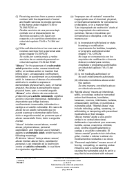 Form PO001 Petition for Protection Order - Washington (English/Spanish), Page 28
