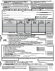 Document preview: Form P-1040 Income Tax Return - City of Parma, Ohio
