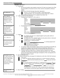 Form FA-4161VA Findings of Fact, Conclusions of Law, and Judgment Without Minor Children - Wisconsin, Page 2