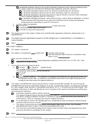 Form ME-911 Order of Commitment/Extension of Commitment/Dismissal - Wisconsin, Page 2