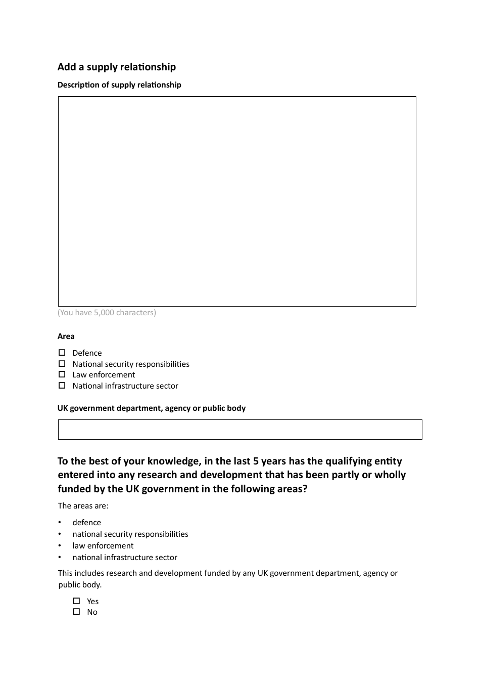 National Security and Investment (Nsi) Act Retrospective Validation Form - United Kingdom, Page 16