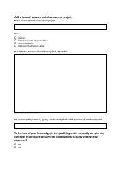 National Security and Investment (Nsi) Act Retrospective Validation Form - United Kingdom, Page 17