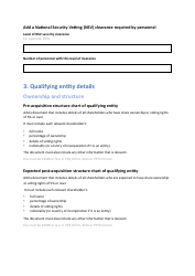 National Security and Investment (Nsi) Act Retrospective Validation Form - United Kingdom, Page 18