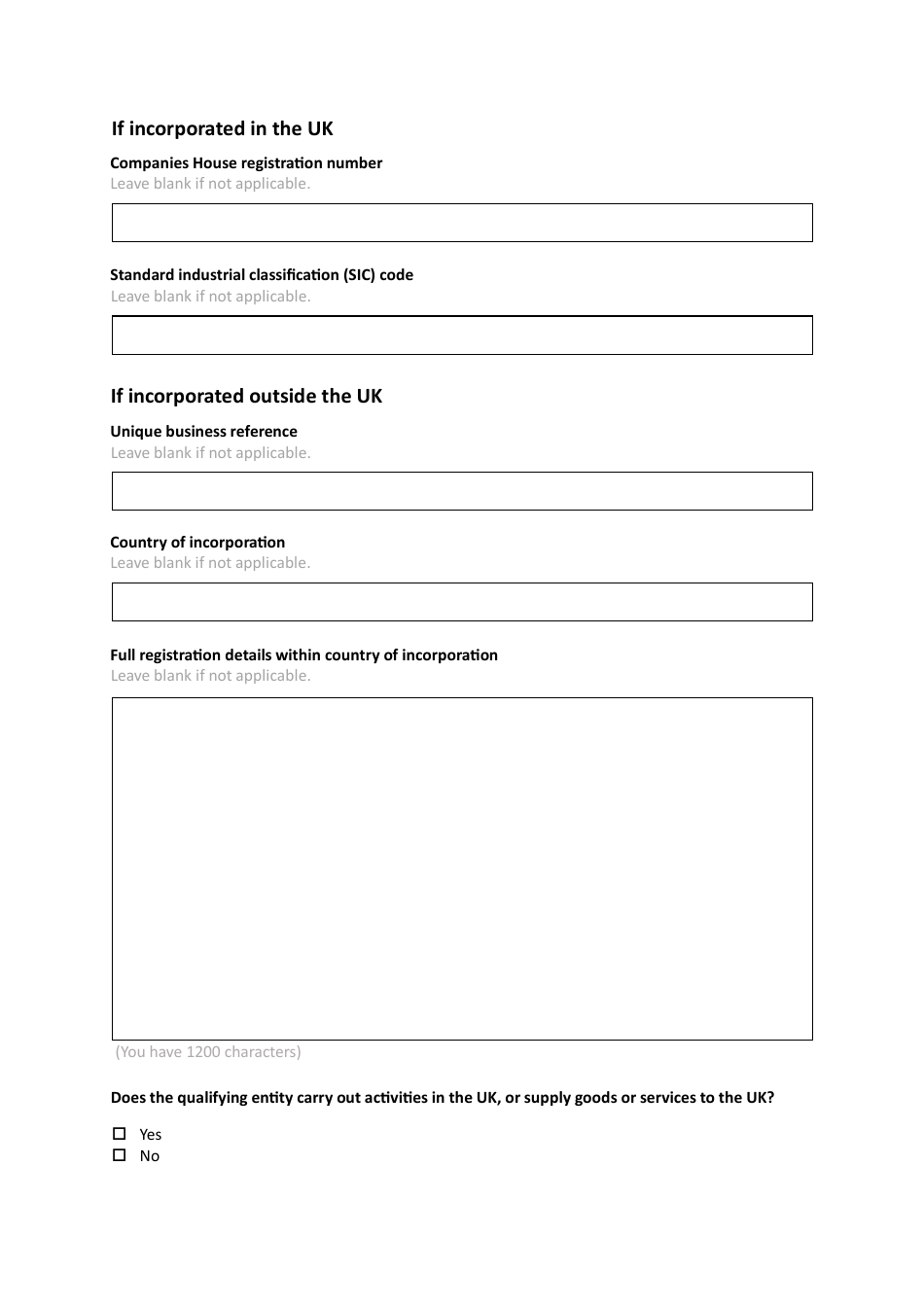 National Security and Investment (Nsi) Act Voluntary Notification Form - United Kingdom, Page 13