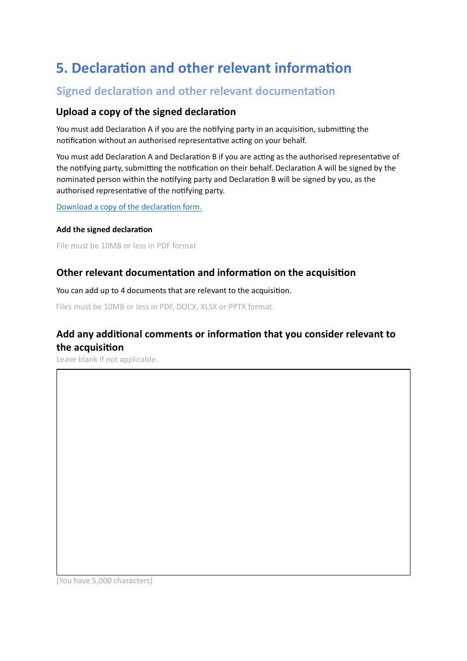 National Security and Investment (Nsi) Act Voluntary Notification Form - United Kingdom, Page 32
