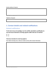 National Security and Investment (Nsi) Act Voluntary Notification Form - United Kingdom, Page 5