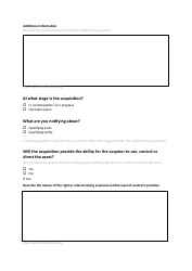 National Security and Investment (Nsi) Act Voluntary Notification Form - United Kingdom, Page 7