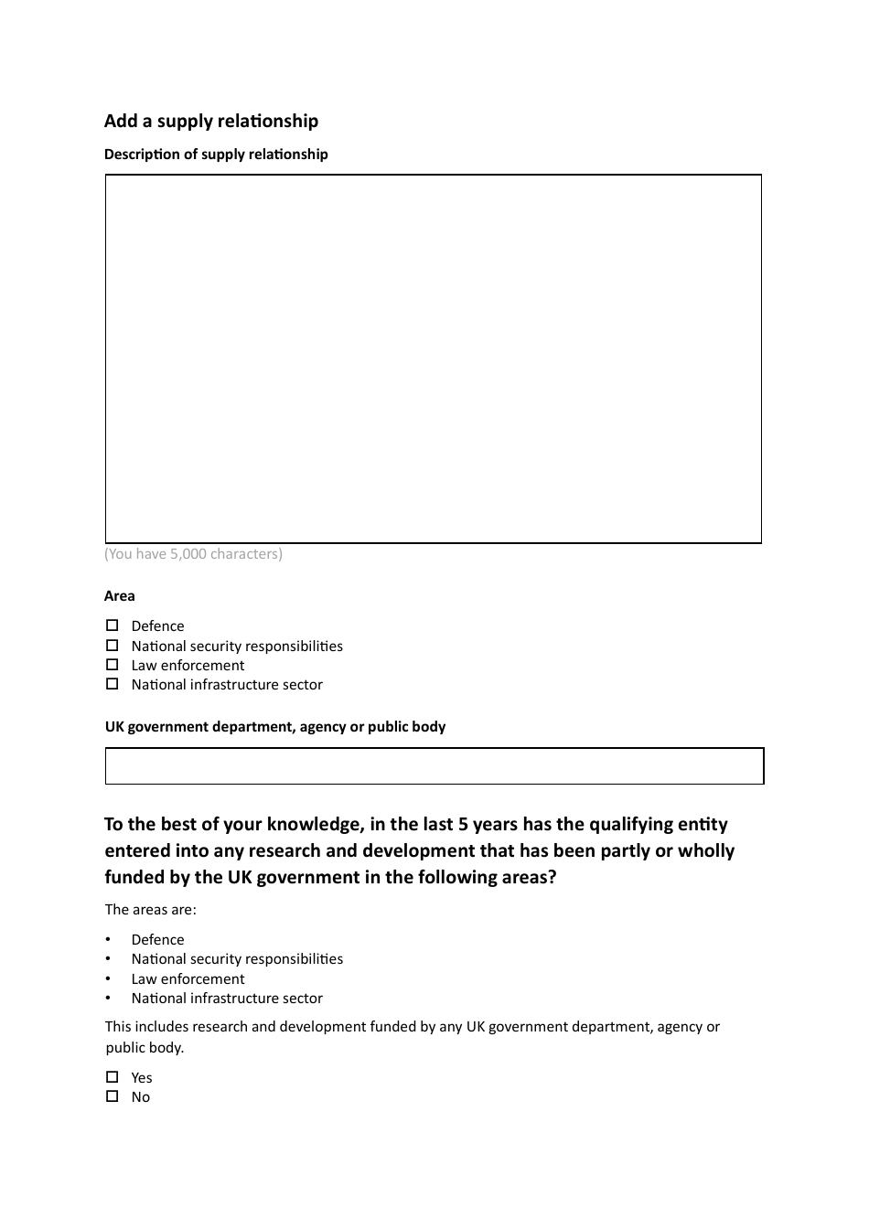 National Security and Investment (Nsi) Act Mandatory Notification Form - United Kingdom, Page 15