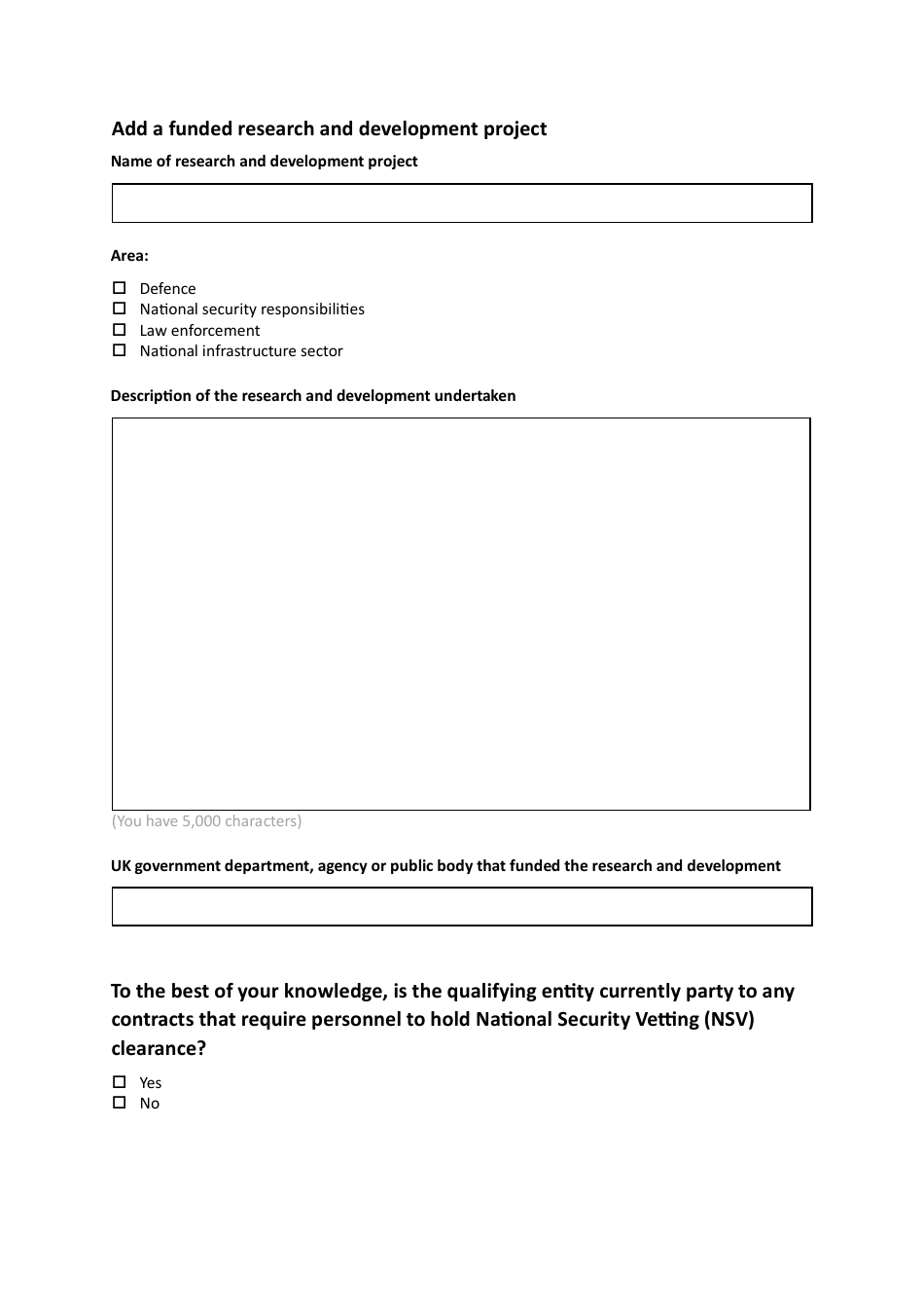National Security and Investment (Nsi) Act Mandatory Notification Form - United Kingdom, Page 16