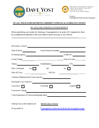 Document preview: Sealing and/or Expungement Request - Ohio