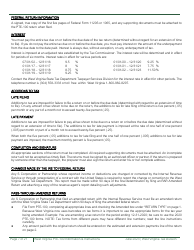 Instructions for Form PTE-100, PTE-100TC, PTE-100APT Schedule A, B, C, D, K-1, K-1C, NRW-2, SP - West Virginia, Page 7