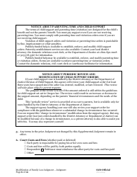 Supplemental Judgment Modifying a Domestic Relations Judgment - Oregon, Page 6