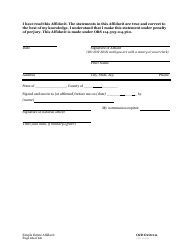 Simple Estate Affidavit - Oregon, Page 17