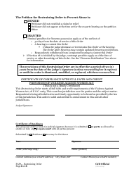 Restraining Order to Prevent Abuse - Oregon, Page 8