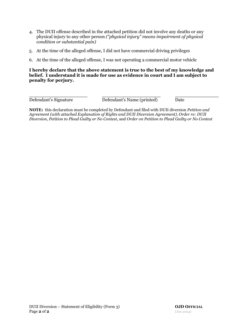 Form 3 - Fill Out, Sign Online and Download Fillable PDF, Oregon ...