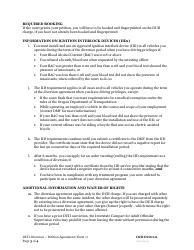 Form 1 Petition and Agreement - Duii Diversion - Oregon, Page 3