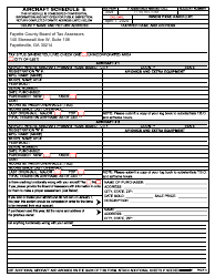 Aircraft Personal Property Tax Return - Fayette County, Georgia (United States), Page 3