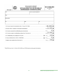 Instructions for Form SC1120, SC1120S - South Carolina, Page 36