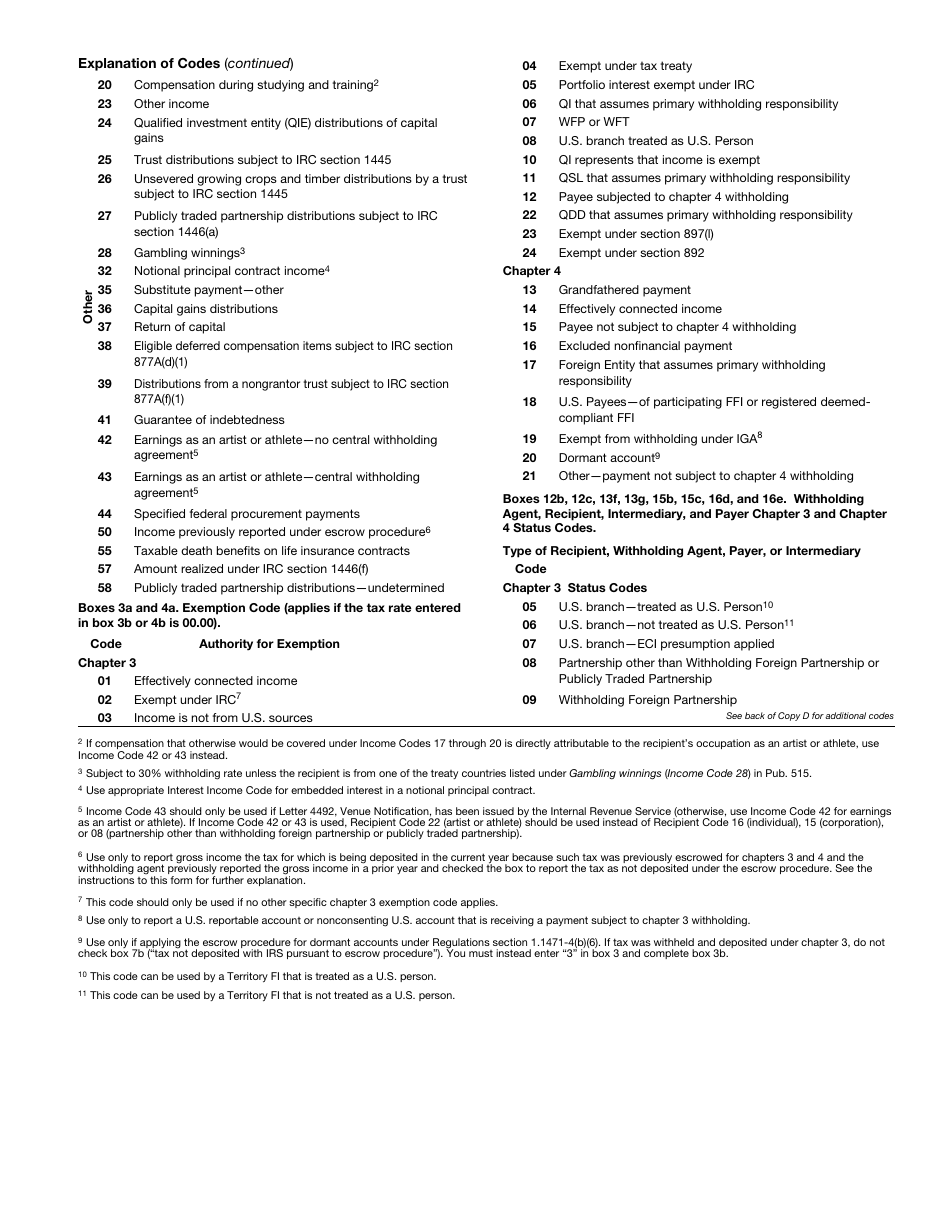 IRS Form 1042-S Foreign Persons U.S. Source Income Subject to Withholding, Page 5