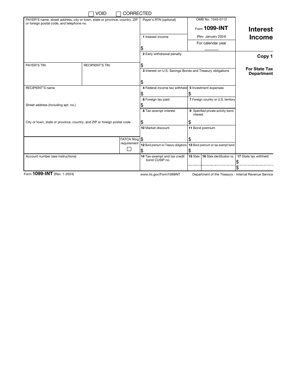 IRS Form 1099-INT Interest Income, Page 3