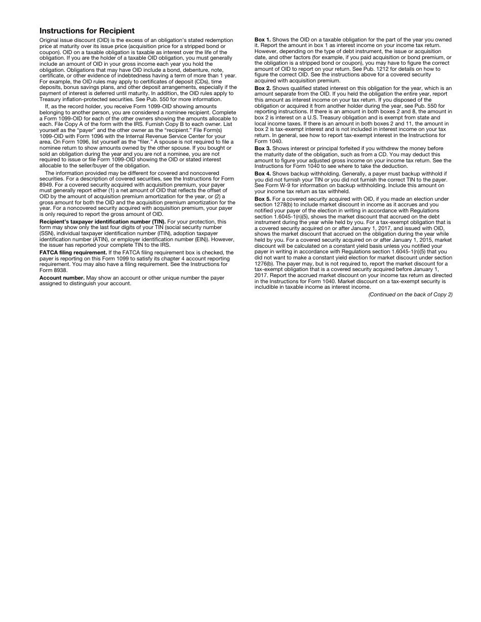 IRS Form 1099-OID Original Issue Discount, Page 5