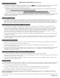 Instrucciones para Formulario MV-82S Solicitud De Registro/Titulo De Vehiculos - New York (Spanish), Page 4